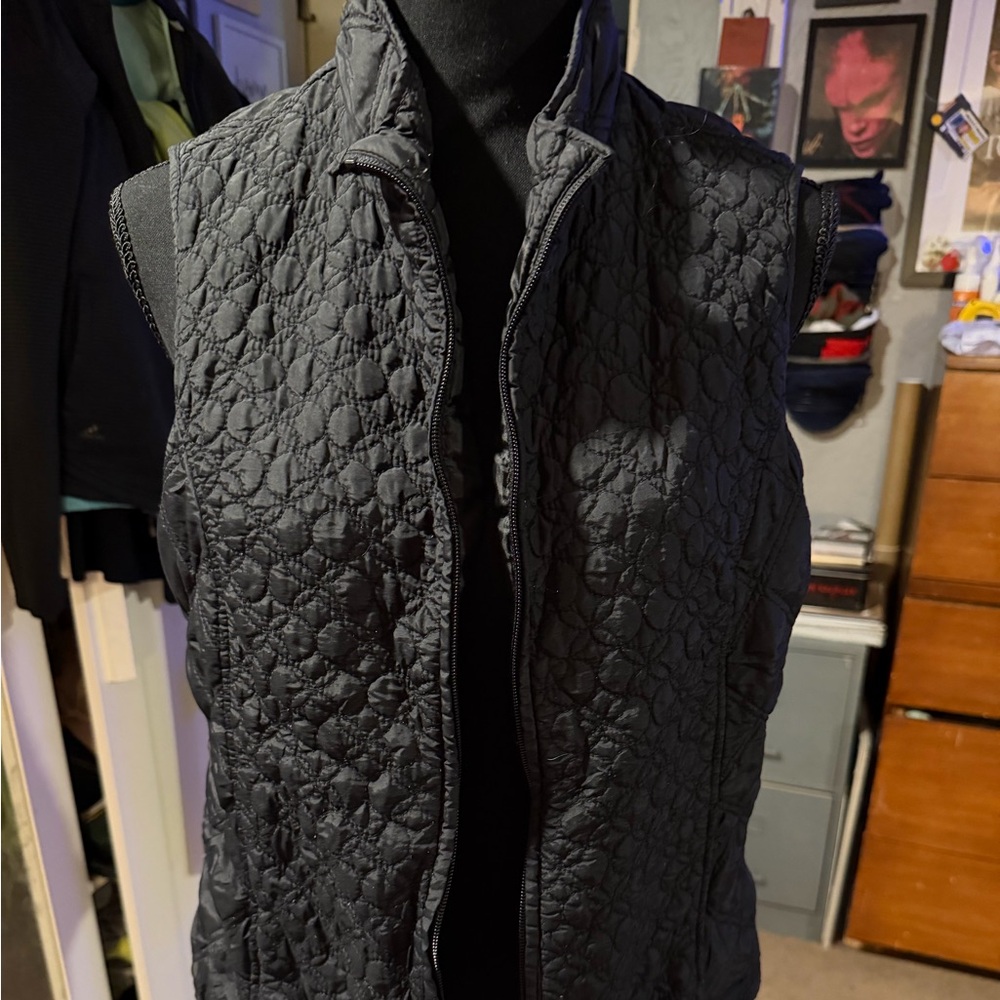 Relativity Black Quilted Women's Vest
